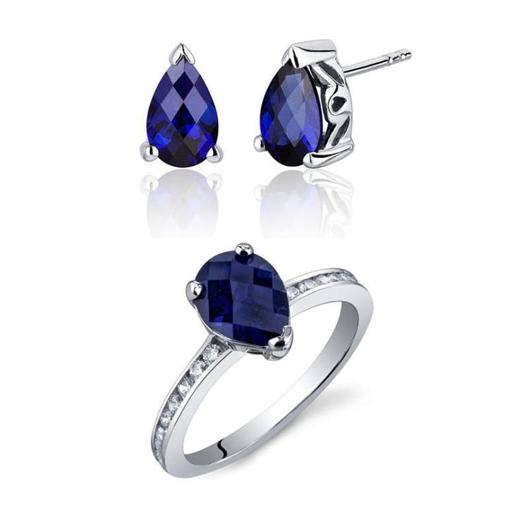 Stříbrná safírová kolekce