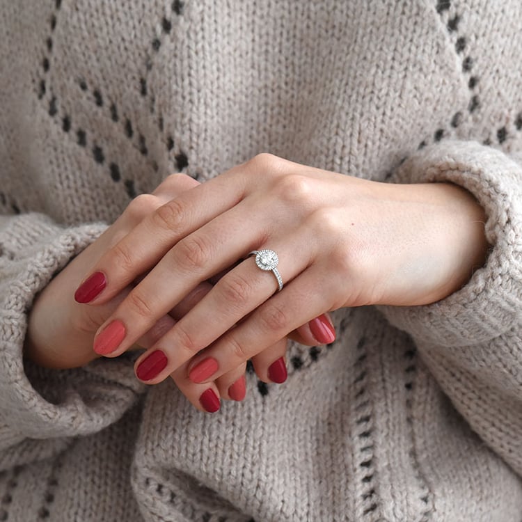 Prsten ze zlata s diamanty 78916