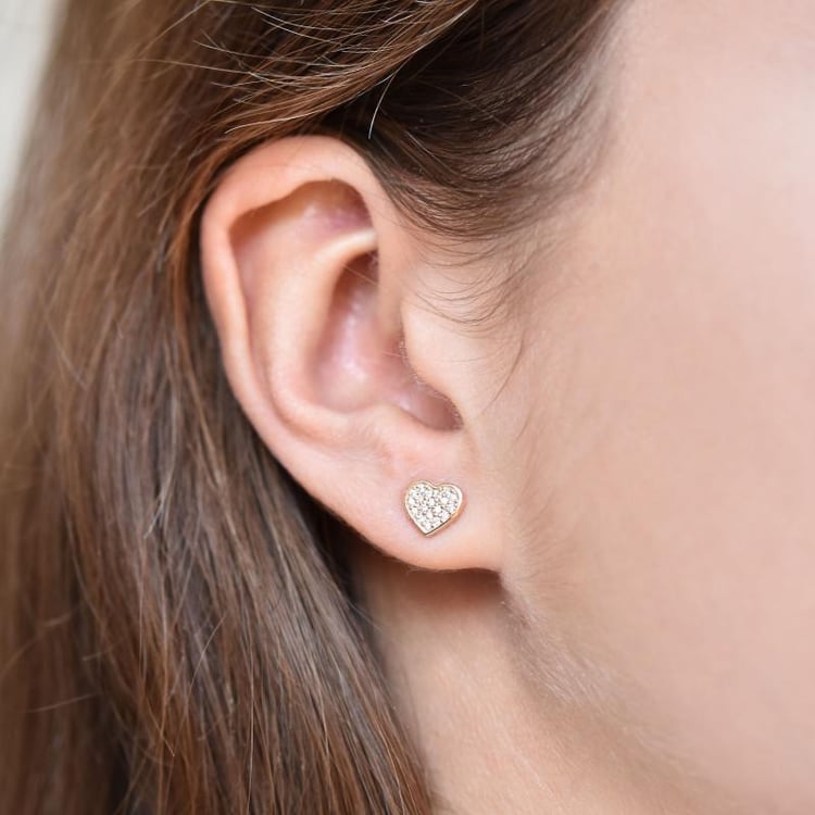 Náušnice s diamanty 18919