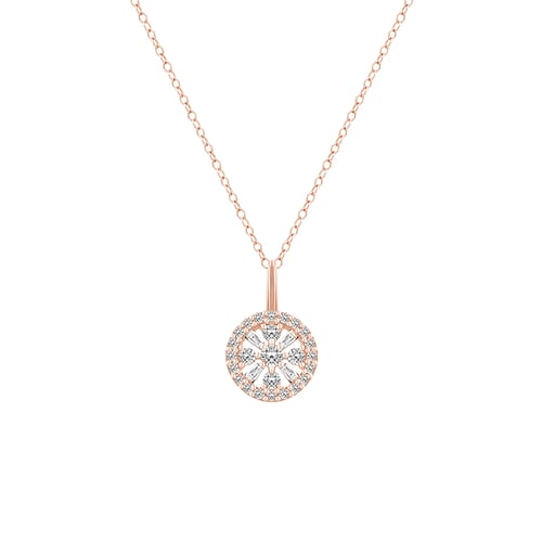 Třpytivý přívěsek s lab-grown diamanty Collyn
