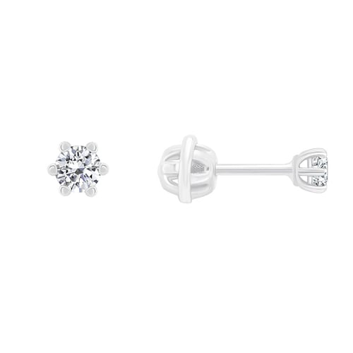 Zářivé náušnice s 0.20ct diamanty Docala