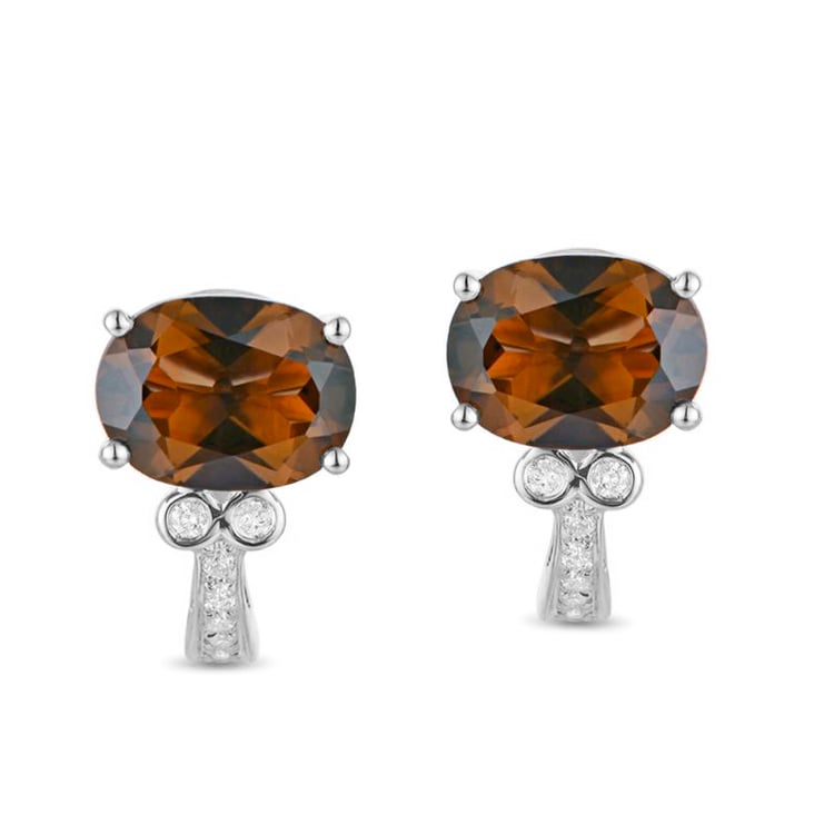 Zlaté topazové náušnice Naomie 87999