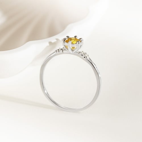 Zásnubní prsten ze zlata s 0.36ct IGI certifikovaným lab-grown diamantem Mileva