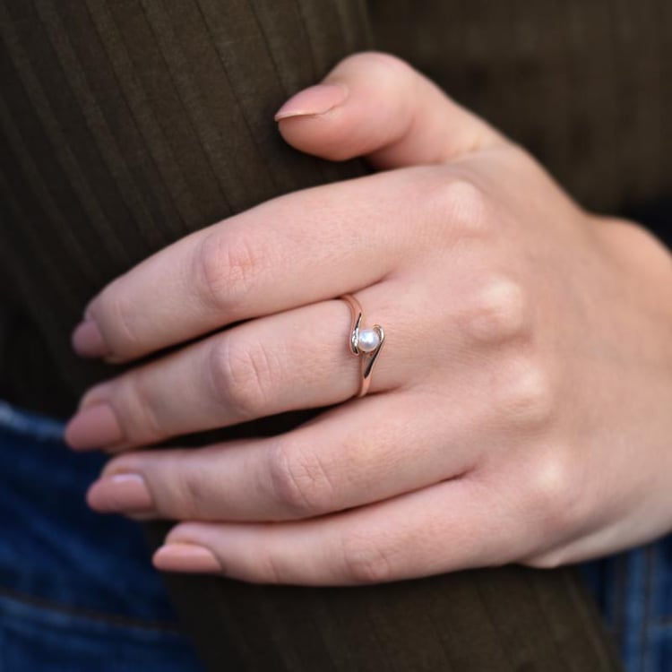 Prsten s perlou 36458