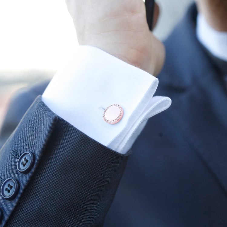 Zlaté manžetové knoflíčky 60416