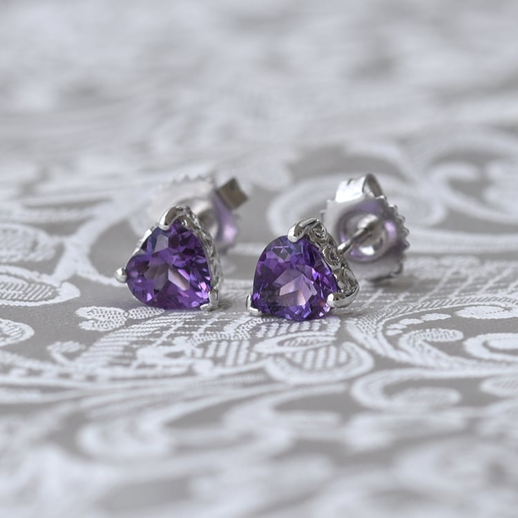 Ametystová srdíčka 63806