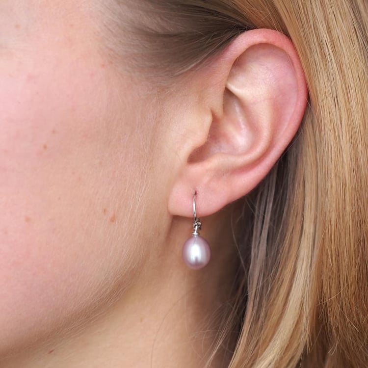 Zlaté perlové náušnice 7958