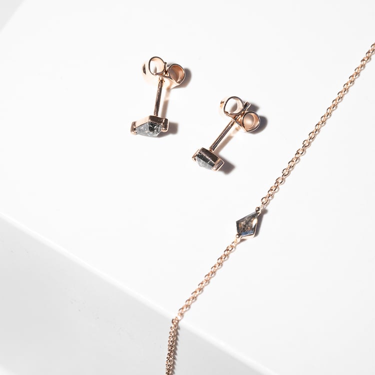 Kolekce šperků s kite salt and pepper diamanty Elny 126405