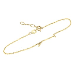 Náramek se 2 písmenky a lab-grown diamanty Anika