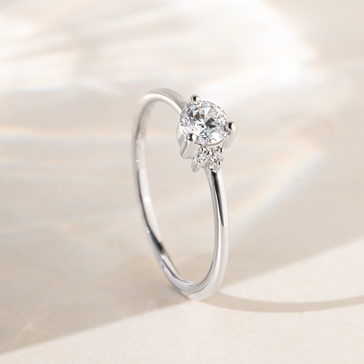 Cluster prsten s diamanty Marine 140642