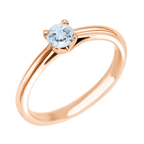 Prsten z růžového zlata 59394