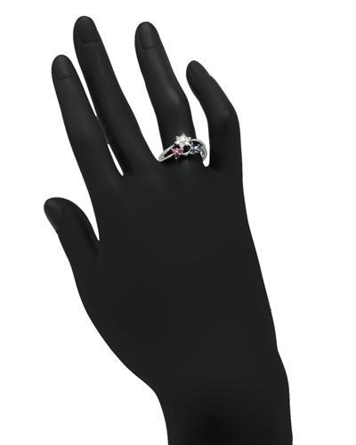 prsten se safíry, rubíny a diamanty 5532