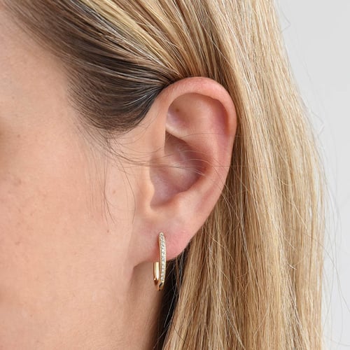 Elegantní náušnice s diamanty Ayaz