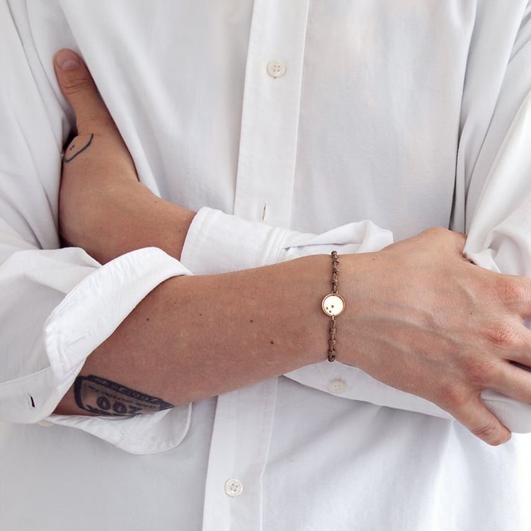 Šňůrkový náramek míč s gravírem dle vaší volby Bowling 125449