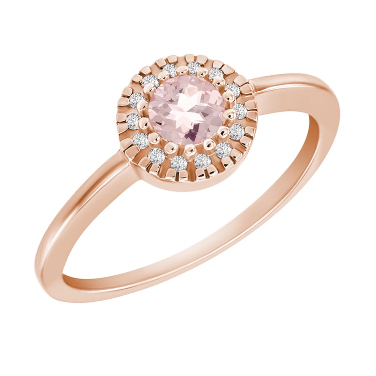 Prsten z růžového zlata 28775