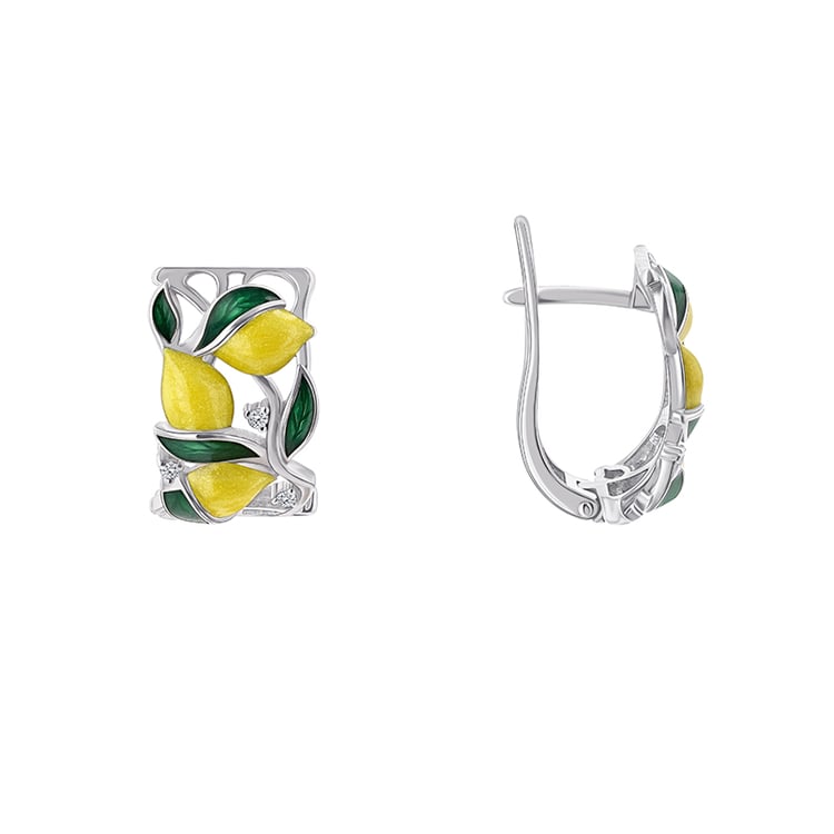 Náušnice s citrony 91578
