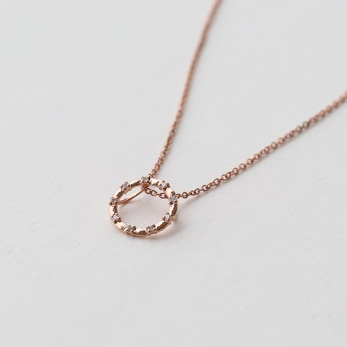 Stříbrný karma přívěsek s diamanty Heidi