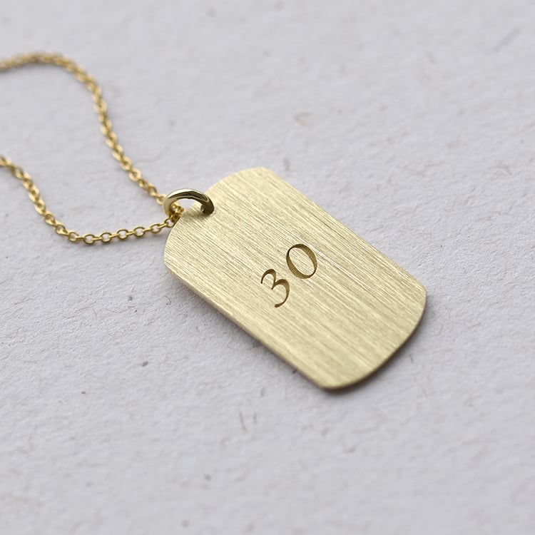 Náhrdelník destička s vlastním gravírem 58706