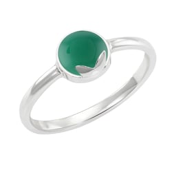 Zlatý prsten s cabochon onyxem Yana