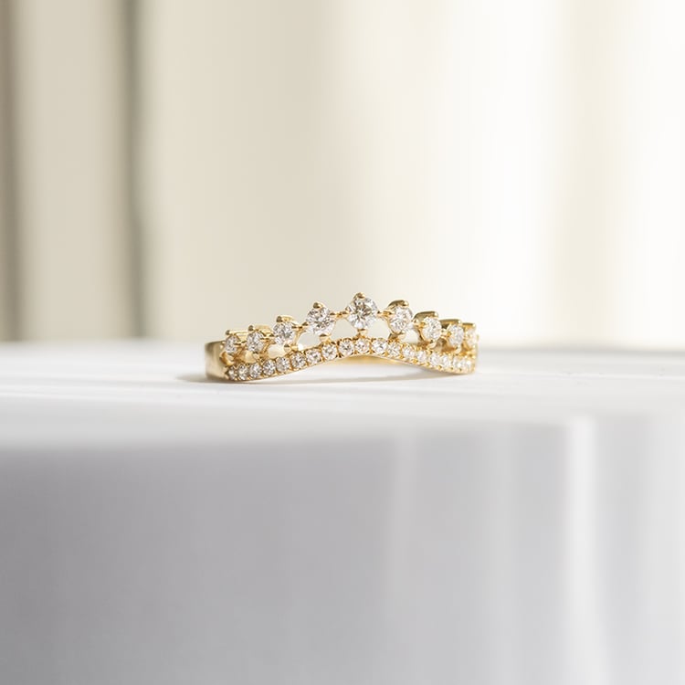 Diamantový dvojitý prsten Hebe 144827