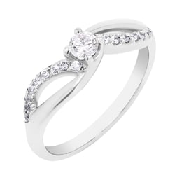 Zásnubní prsten s lab-grown diamanty Wemy