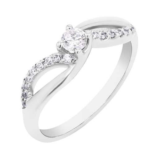 Zásnubní prsten s lab-grown diamanty Wemy