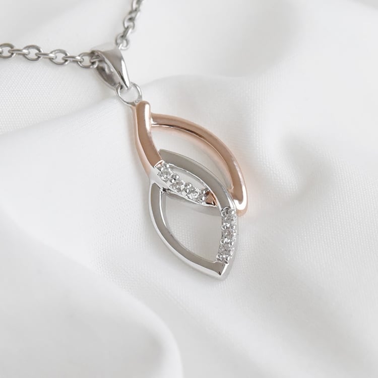 Elegantní přívěsek se zirkony 90908