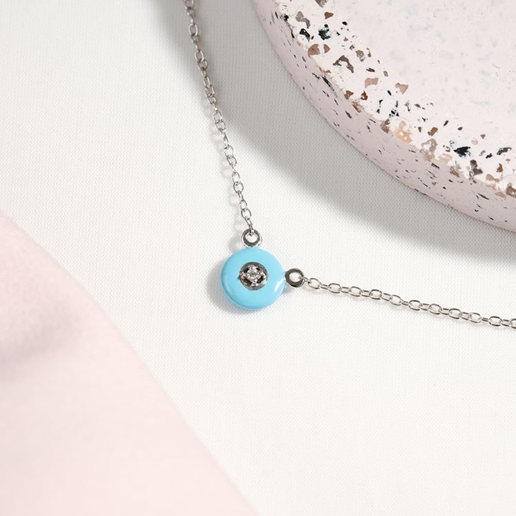 Keramický náhrdelník s lab-grown diamantem Celina 122065