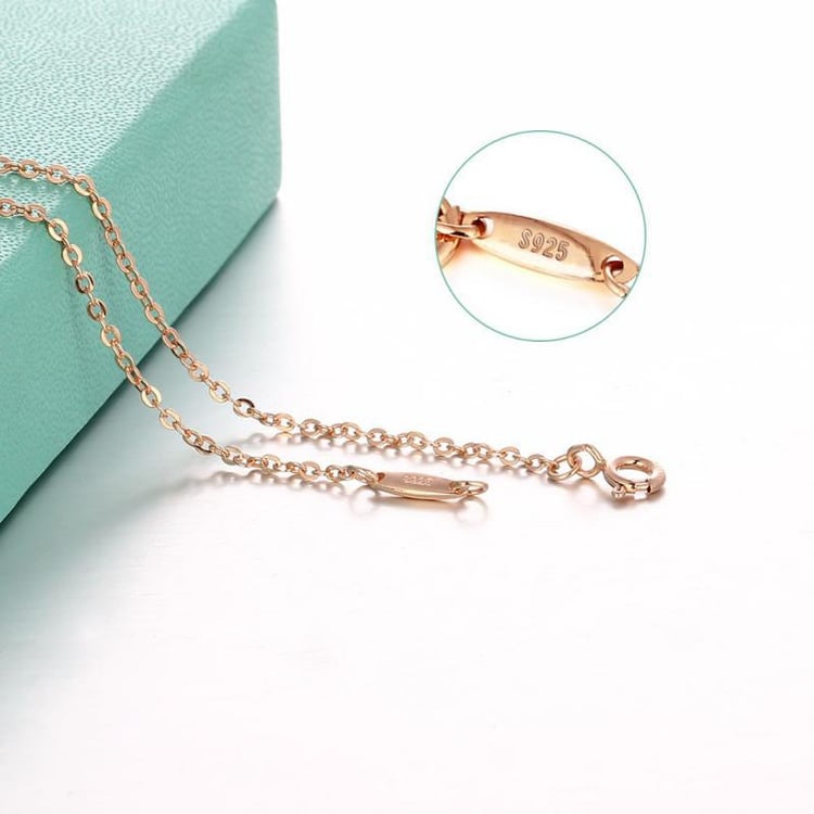 Náramek pozlacený růžovým zlatem Ednah 7506