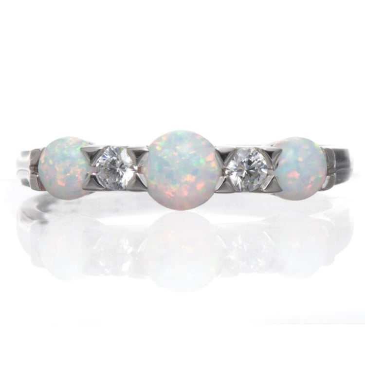 Opálový prsten 21647