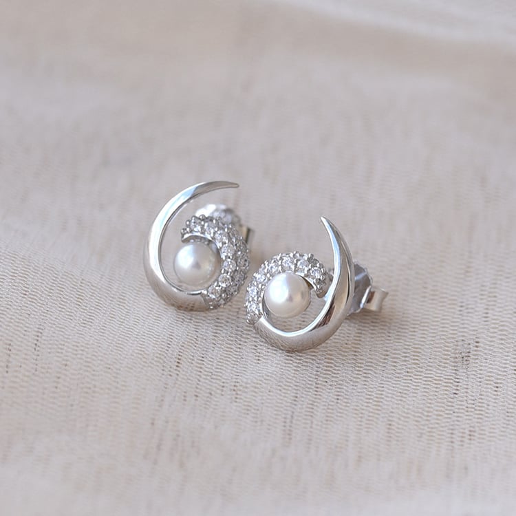 Náušnice s perlami 68941