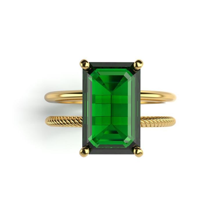 Prsten ze žlutého zlata 14090