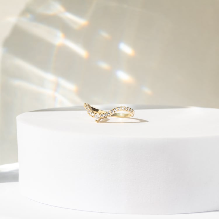 Vykrojený eternity prsten s lab-grown diamanty Phineas 141469