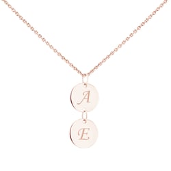 Dvojitý přívěsek s gravírem Delphia