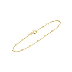 Náramek s kuličkami 18 cm ze stříbra