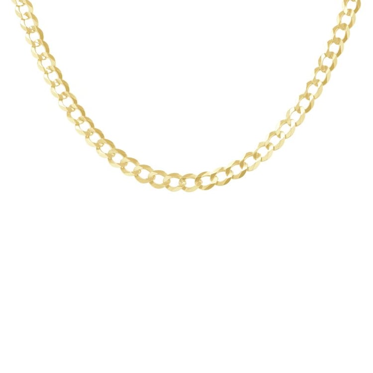 Silný panzer řetízek 55 cm z 14k zlata