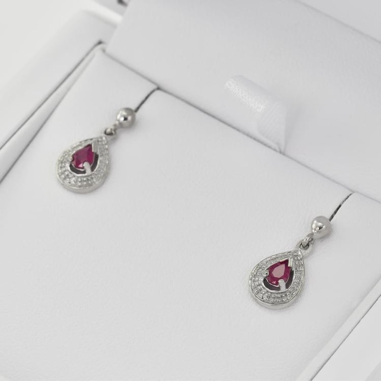 Visací stříbrné náušnice 26402