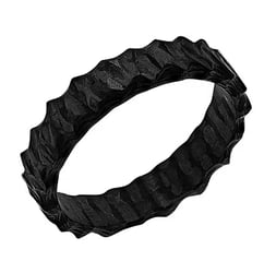 Karbonový prsten s nerovným povrchem Soren