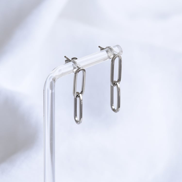 Stříbrné náušnice 84463