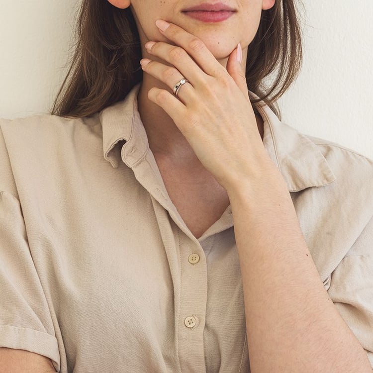 Set prstenů s možností výběru diamantu Modeste 131842