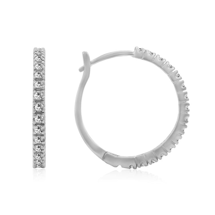 Diamantové zlaté kruhy 6549