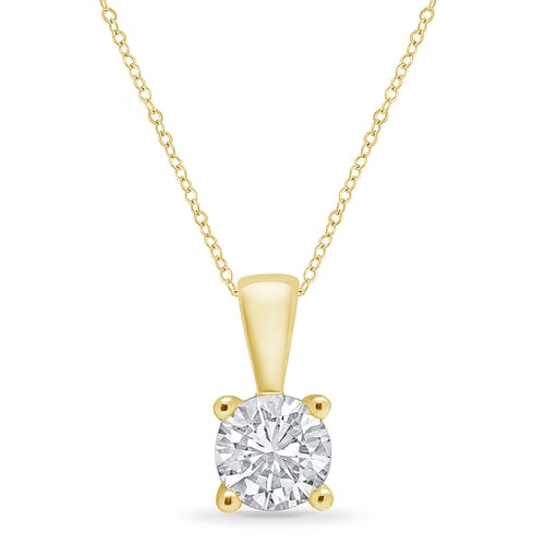 Přívěsek s výběrem karátové váhy lab-grown diamantu Alexen