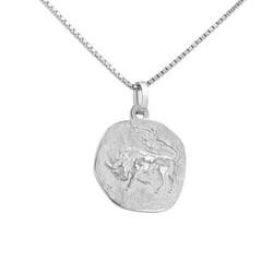 Zlatý přívěsek se symboly znamení zvěrokruhu Býk