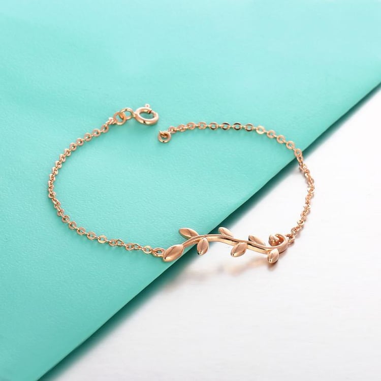 Pozlácený stříbrný náramek Dijana 7478