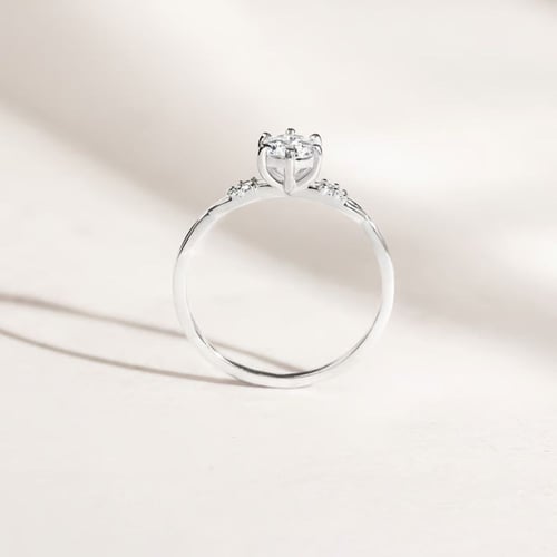 Zásnubní prsten ze zlata s 2.02ct IGI certifikovaným lab-grown diamantem Mileva