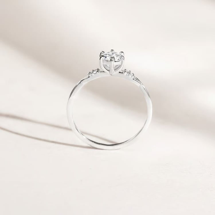 Zásnubní prsten ze zlata s 2.02ct IGI certifikovaným lab-grown diamantem Mileva 166527