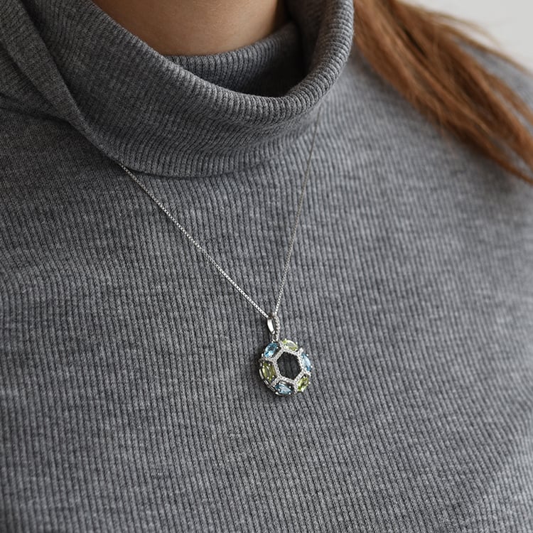 Náhrdelník s drahokamy 61913