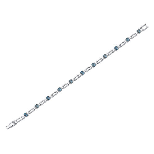 Stříbrný náramek s topazy Dolyla 10140