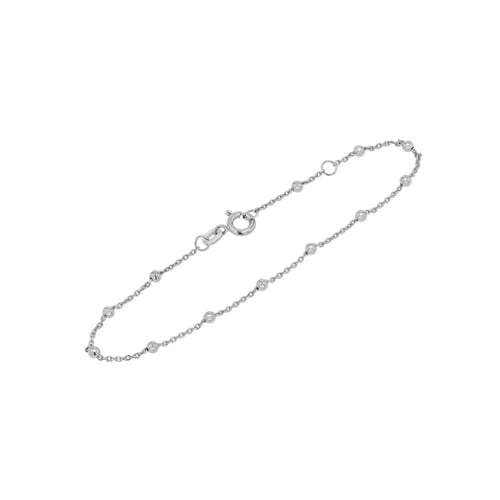 Náramek s kuličkami 18 cm ze stříbra