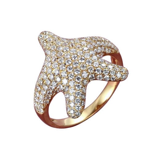 Extravagantní diamantový prsten